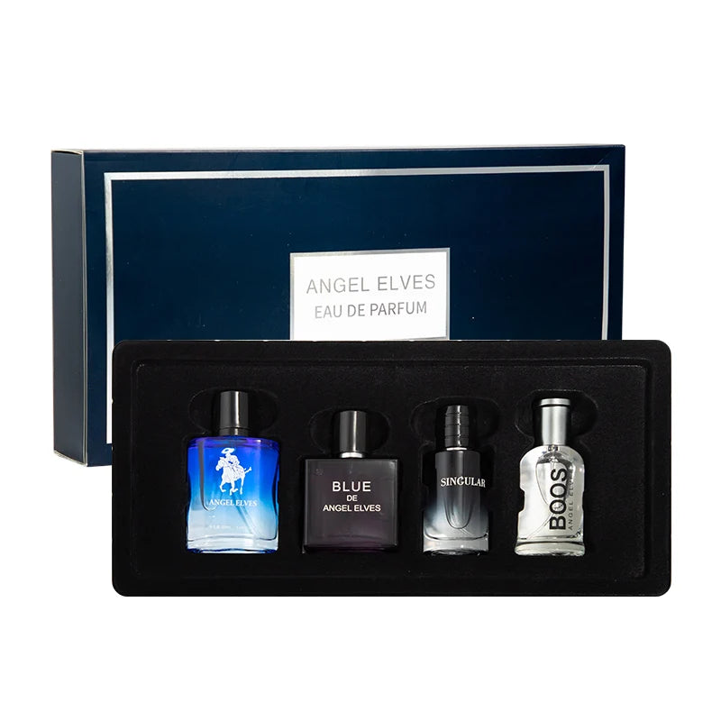 4-Piece Luxury Men’s Cologne Gift Set – Long-Lasting Fragrance & Pheromone Perfume (30ml x 4)