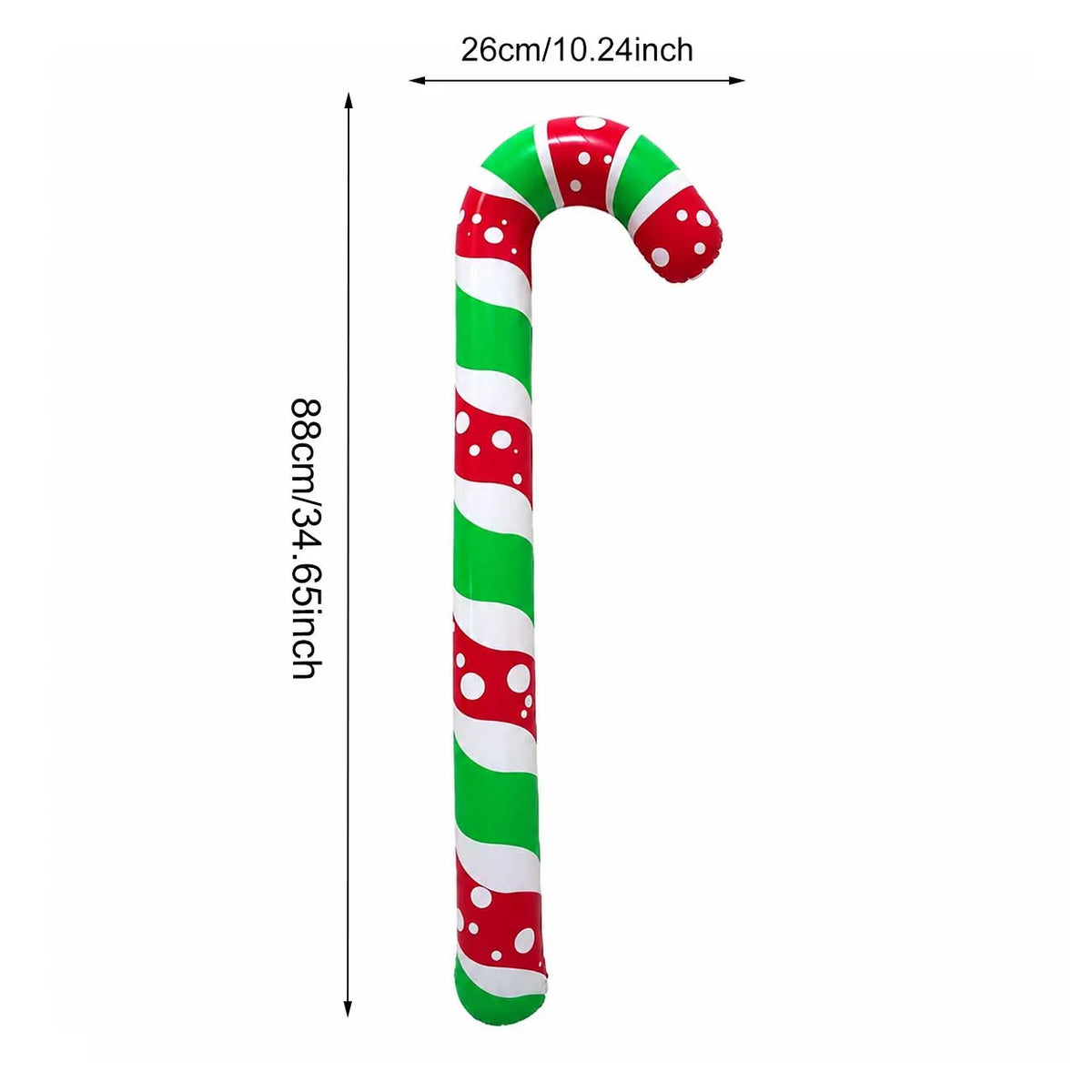 Large PVC Inflatable Christmas Ornament Ball - Outdoor Holiday Decor