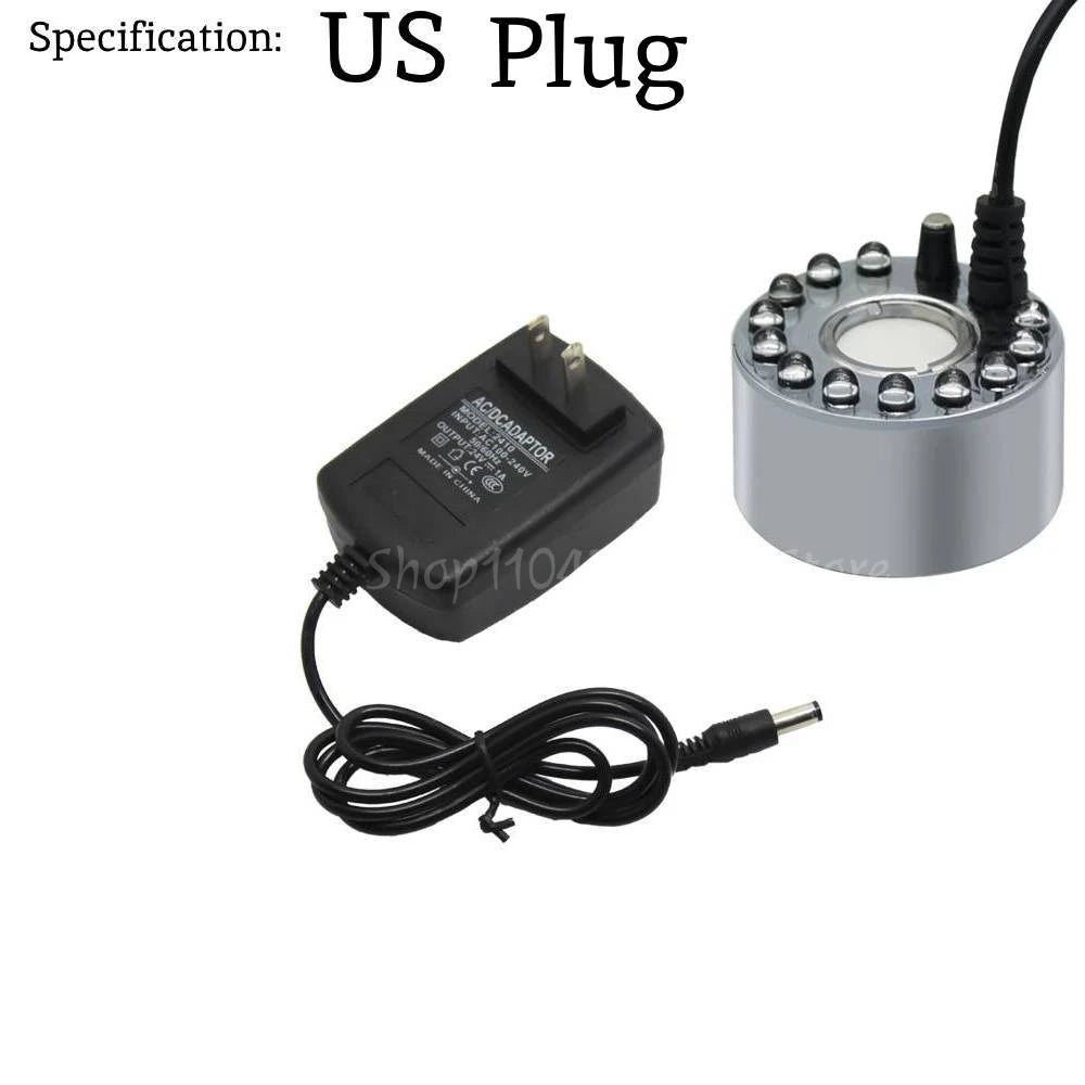 Halloween Ultrasonic Mist Maker Fogger with LED Pumpkin Light