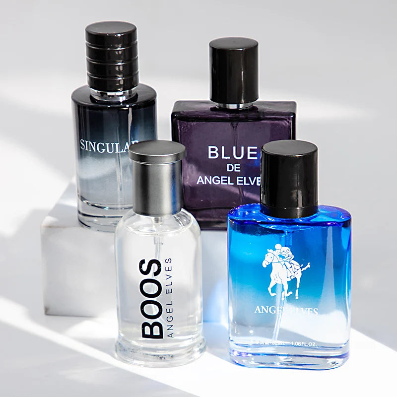 4-Piece Luxury Men’s Cologne Gift Set – Long-Lasting Fragrance & Pheromone Perfume (30ml x 4)