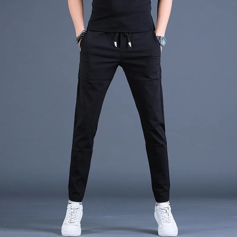 Casual Sport Slim Fit Drawstring Trousers