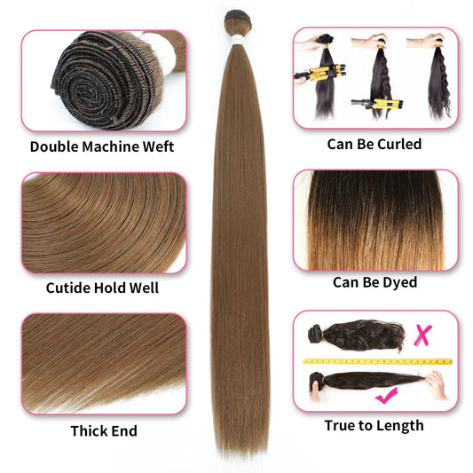 YunRong Bone Straight Hair Bundles