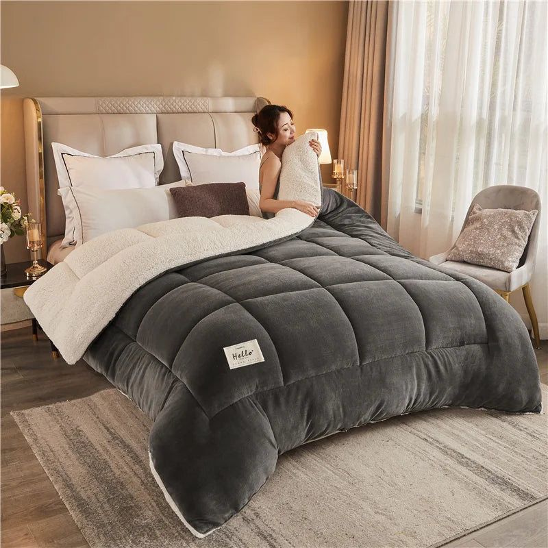 Thick Fleece Warm Blanket