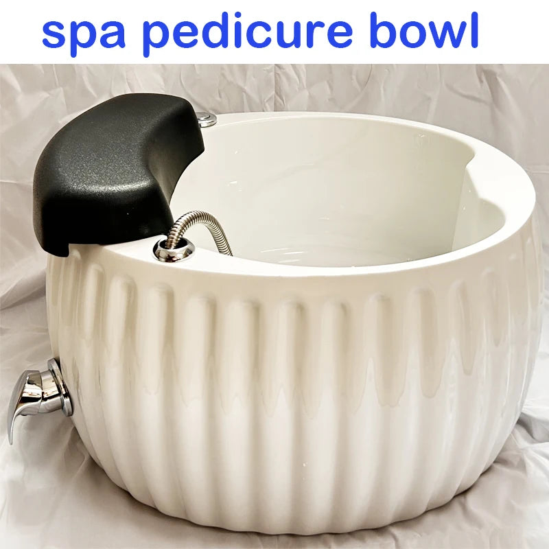 Portable Fiberglass Pedicure Washing Sink with Jet