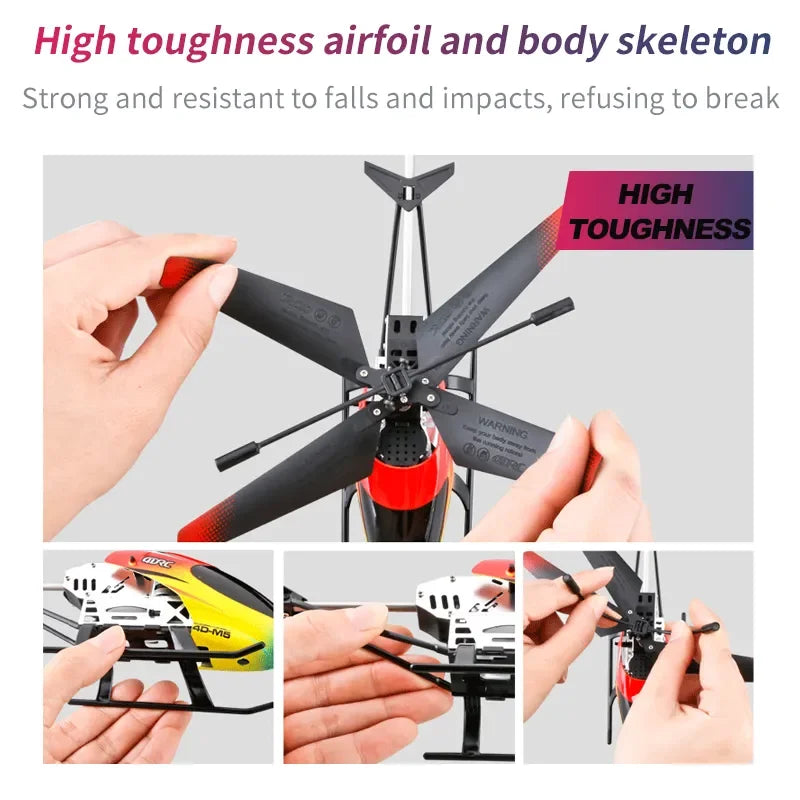 M5 3.5-Channel Remote Control Helicopter with Altitude Hold & LED Lights