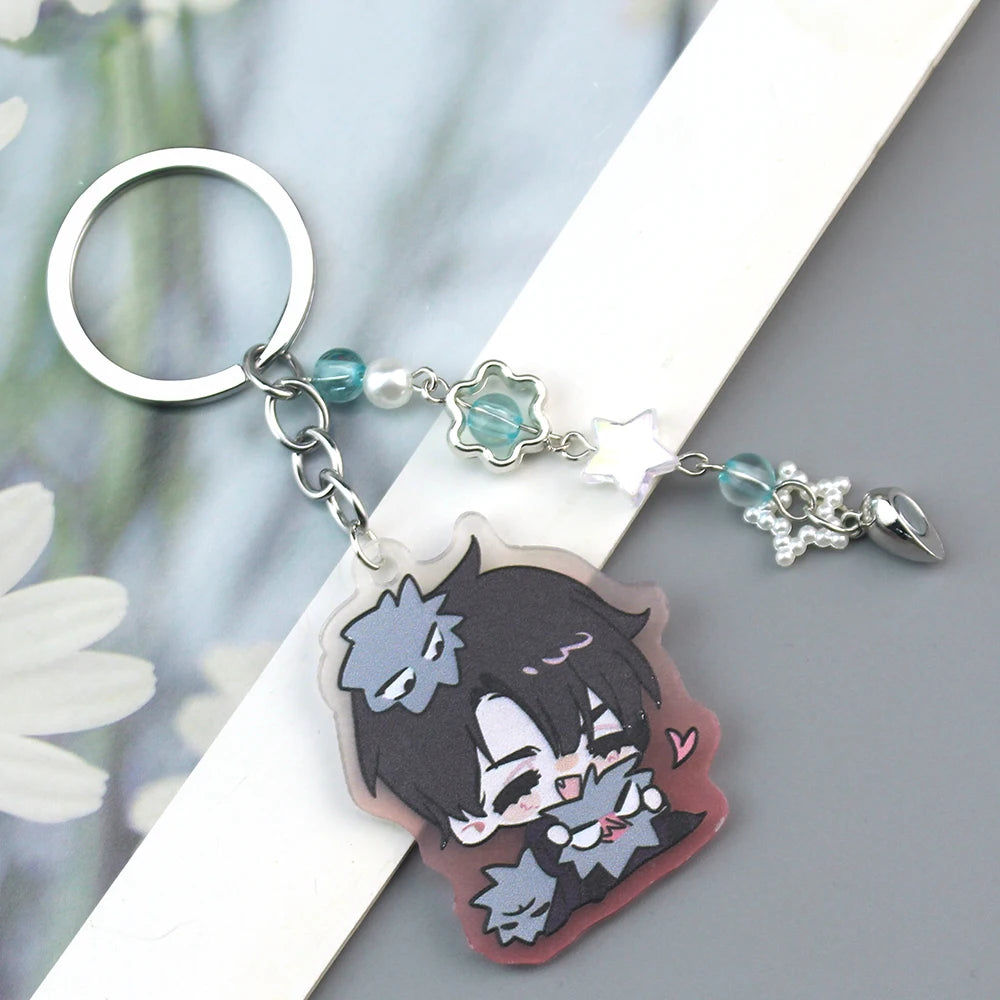 2-Piece Alien Stage Ivan & Till Anime Acrylic Keychain Set