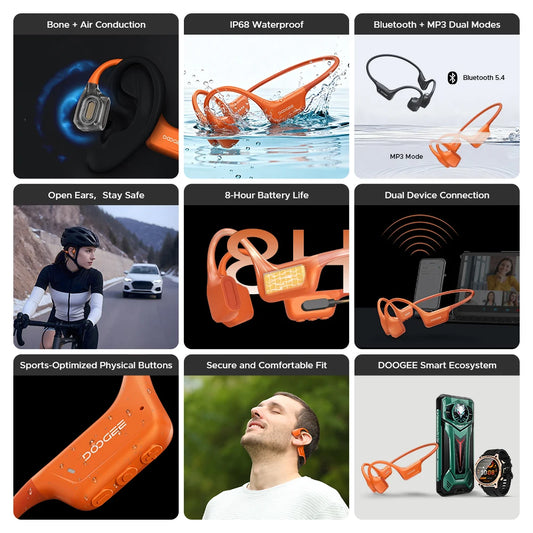 DOOGEE BoneAir Swimming Ear Hooks