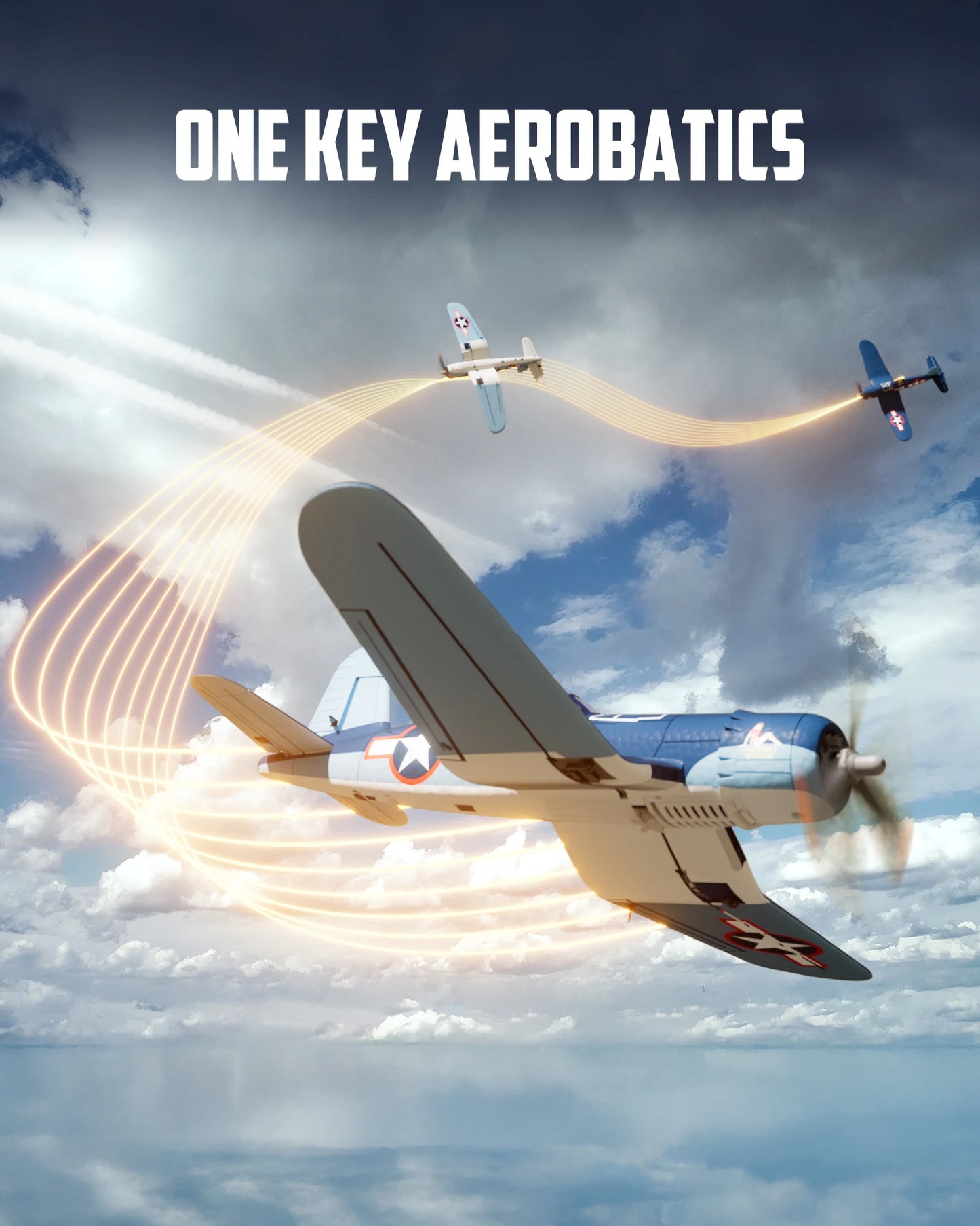 Volantexrc Brushless F4U Corsair 4-Channel Remote Control Plane