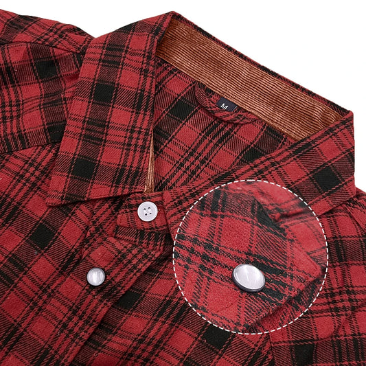 Flannel Long Sleeve Plaid Shirt