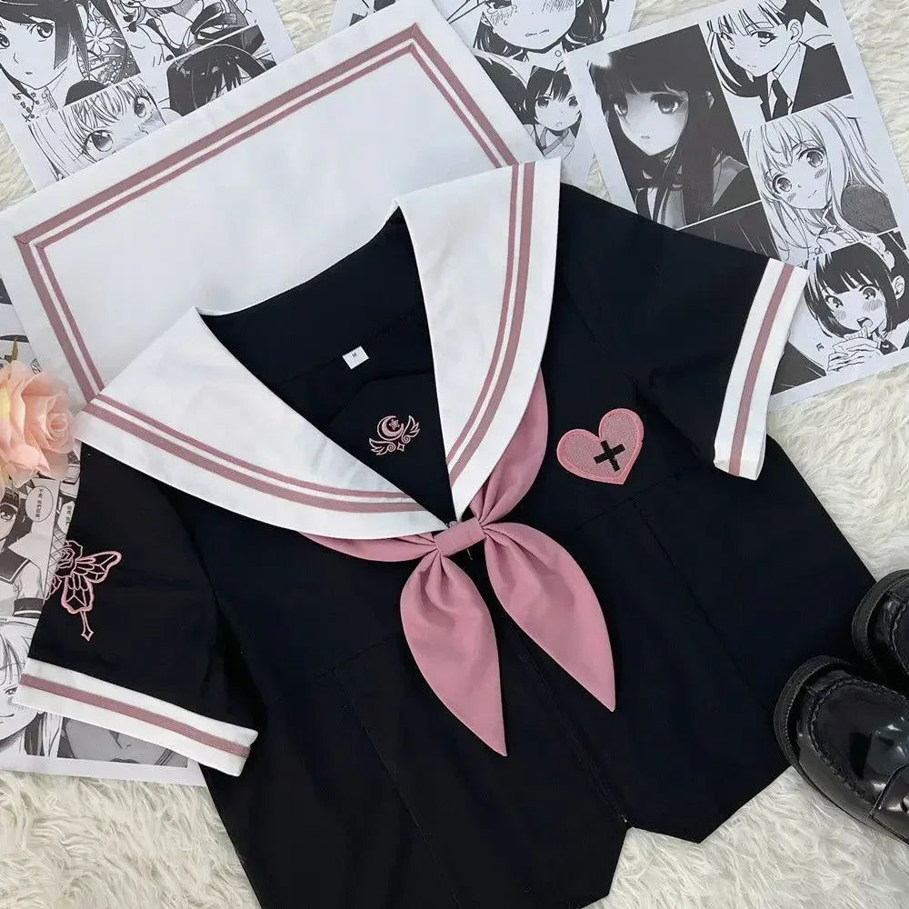 Japanese & Korean JK Sailor School Uniform Set