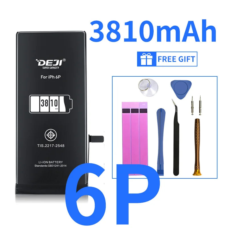 DEJI Replacement Battery & Repair Tool Kit for iPhone