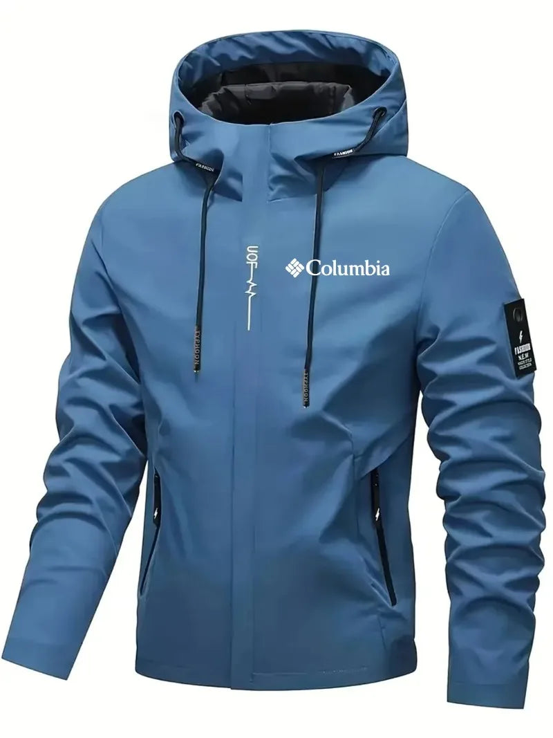 Men's Hooded Waterproof Utility Bomber Jacket