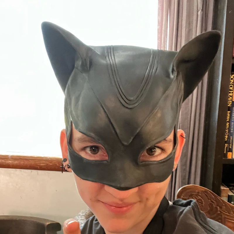 Sexy Cat Woman Selina Kyle Latex Mask