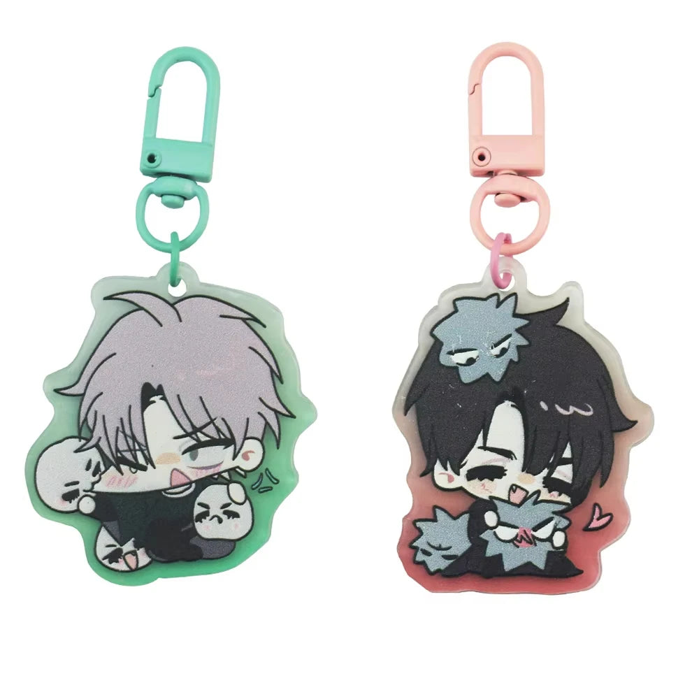 2-Piece Alien Stage Ivan & Till Anime Acrylic Keychain Set