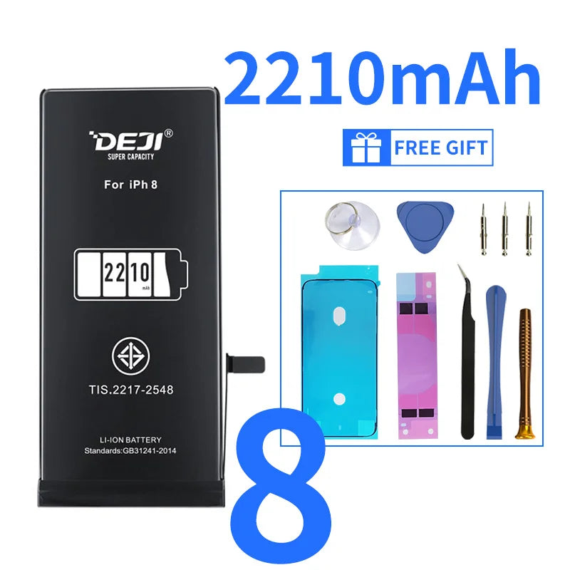 DEJI Replacement Battery & Repair Tool Kit for iPhone