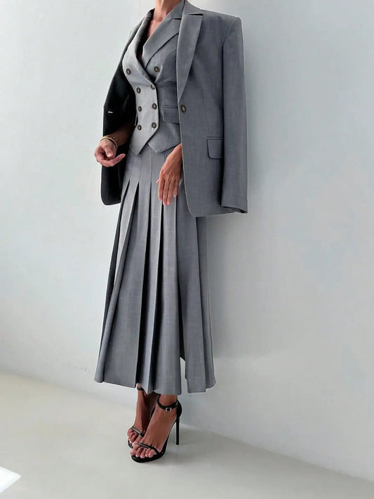 Women's Elegant 3-Piece Work & Casual Business Suit Set