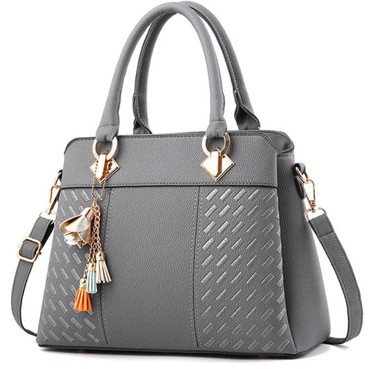 Yogodlns Women’s Luxury Embroidered Shoulder Bag – Soft PU Leather Crossbody Tote