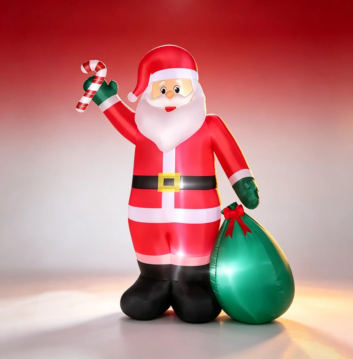 Outdoor Inflatable Cartoon Santa Claus Holiday Decoration