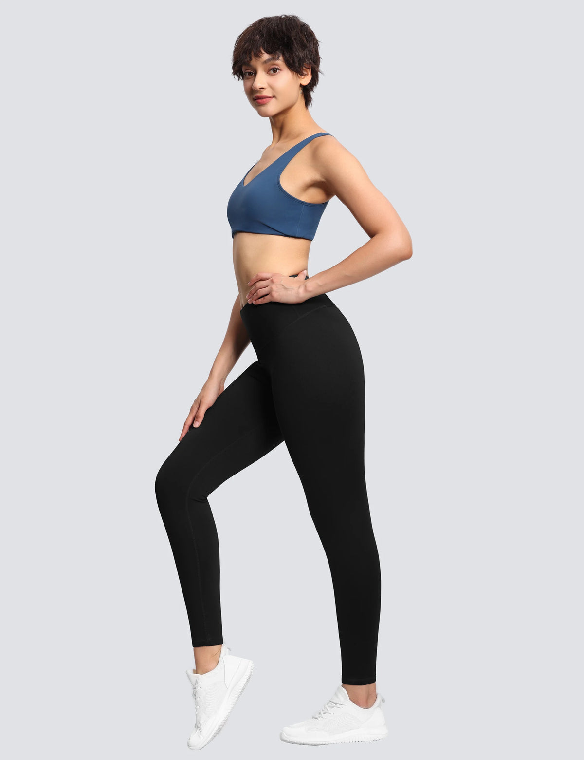 THE GYM PEOPLE Women's High-Waisted Squat-Proof Workout Leggings