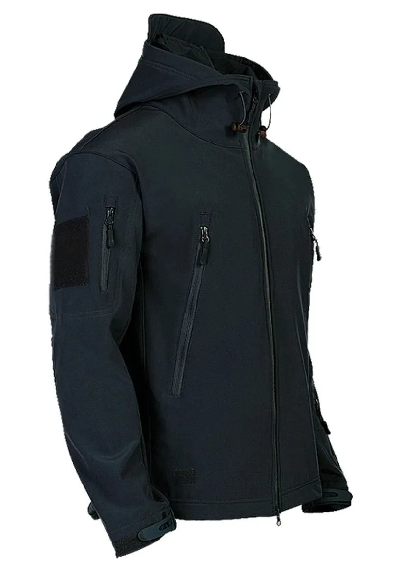 Men's Hooded Casual Military Outdoor Utility Jacket