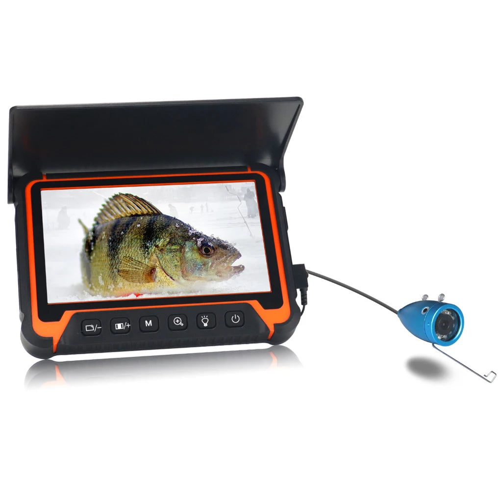 7" IPS Underwater Fishing Camera with DVR & Infrared LEDs