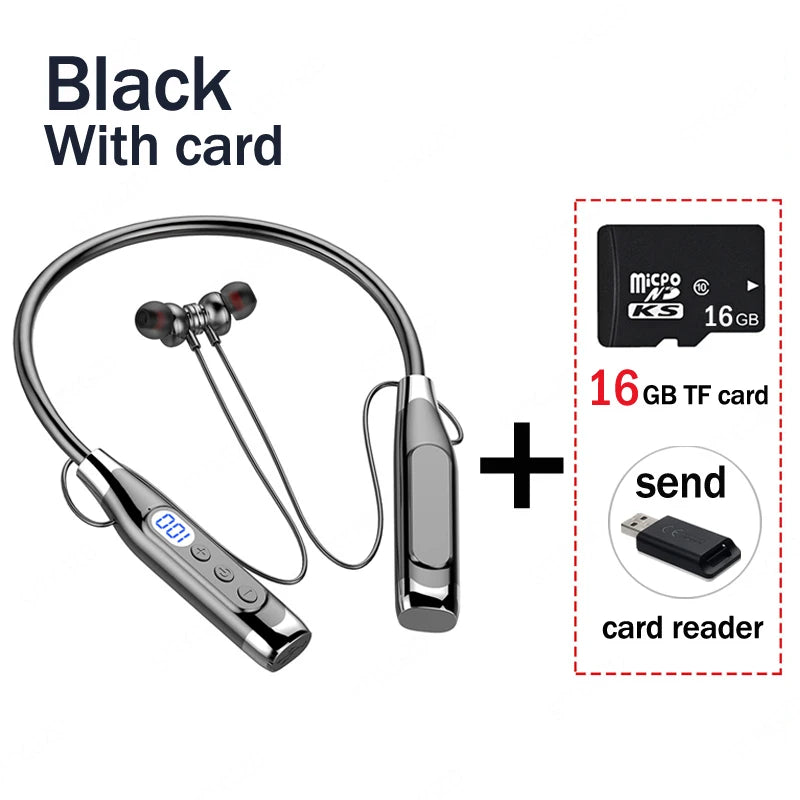 Wireless Bluetooth Neckband Earphone With Microphone