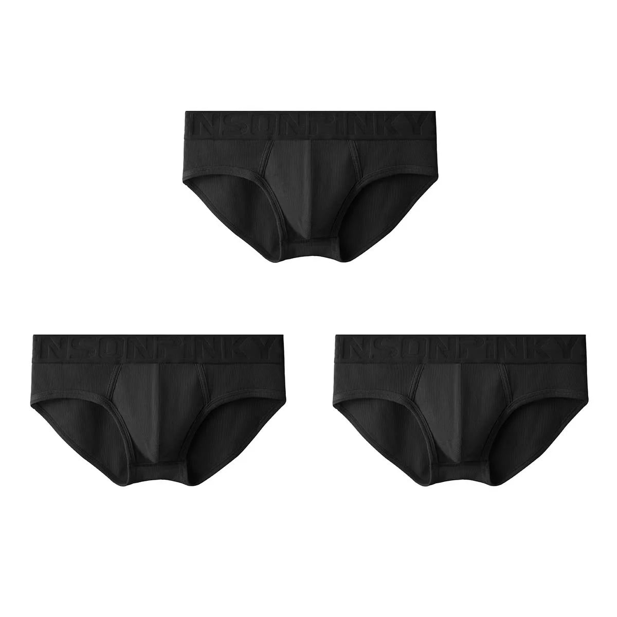 3pcs Low-Waist Briefs