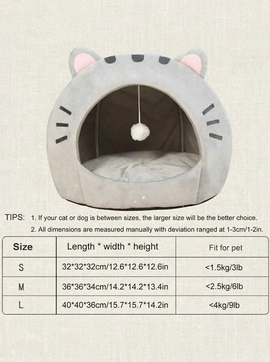 PETSIN Soft & Breathable All-Season Cat Sleeping Basket House