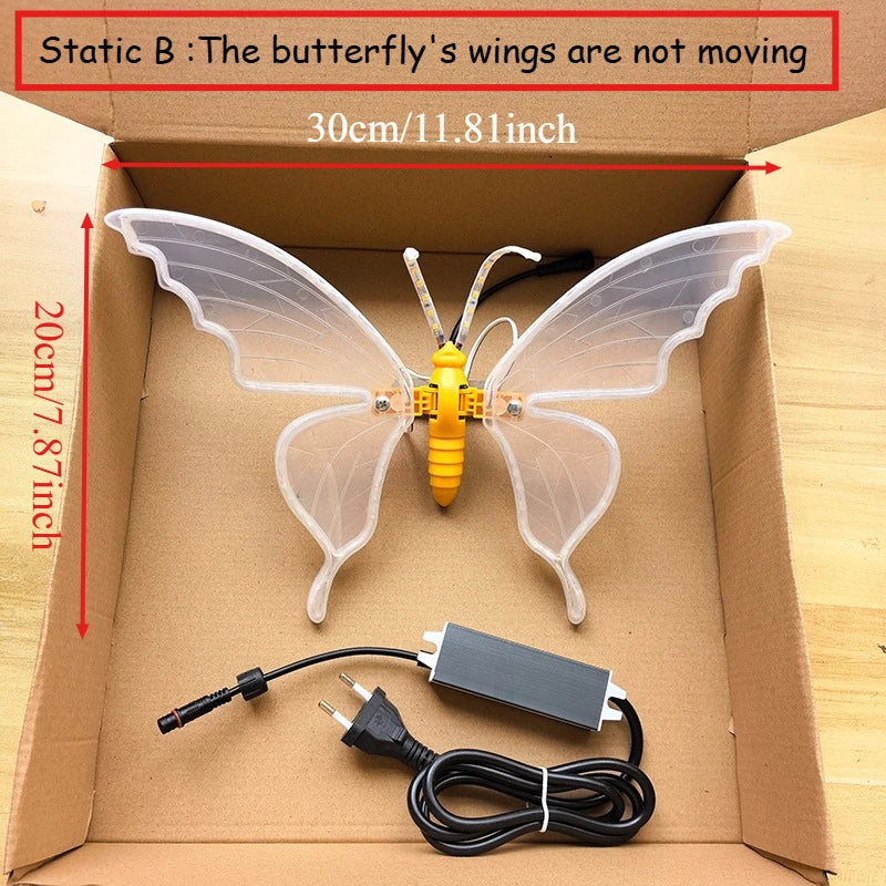 LED Simulation Butterfly Holiday Lights