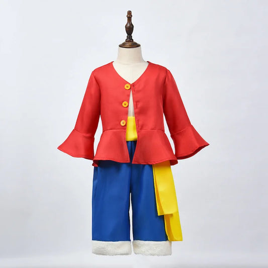 Anime Monkey D. Luffy Cosplay Costume Set