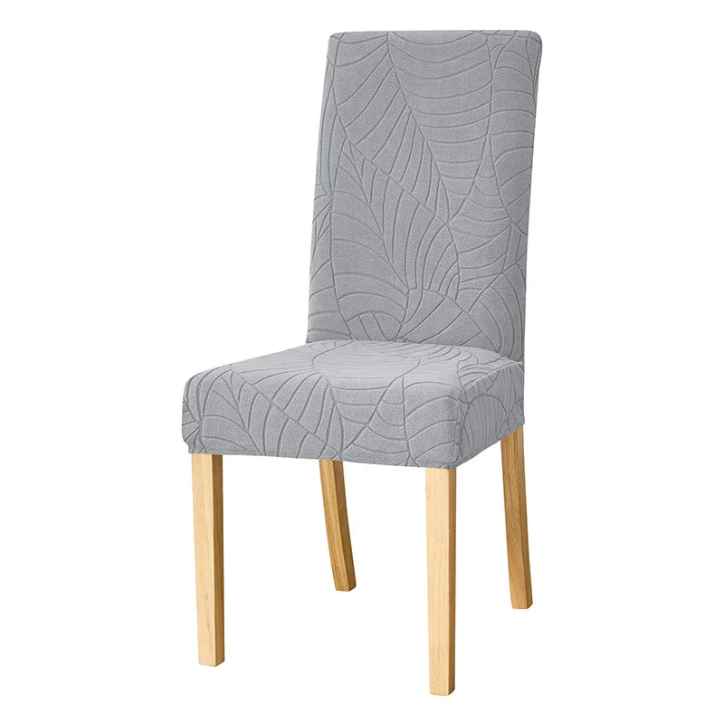 Universal Waterproof Stretch Jacquard Dining Chair Covers – Elastic Spandex Slipcover Seat Protector