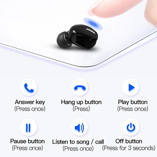 X9 Wireless Bluetooth 5.0 Earphones With Mic