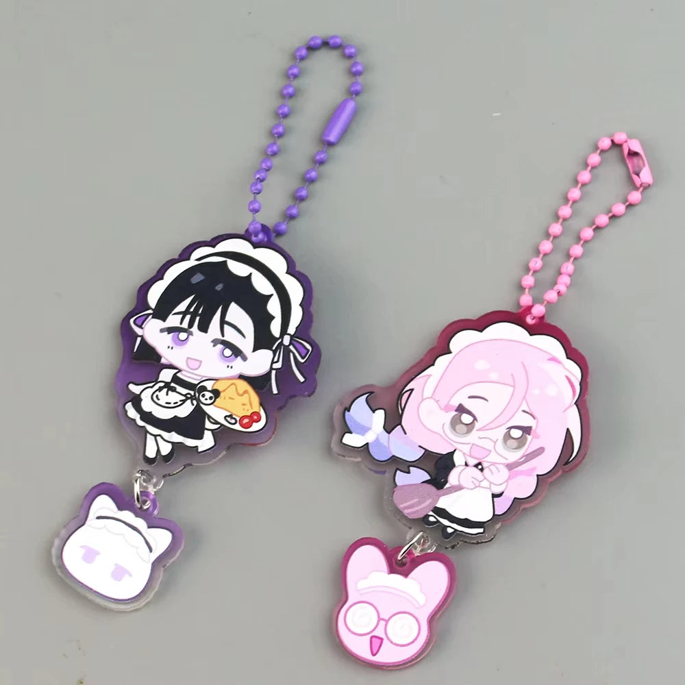 2-Piece Alien Stage Ivan & Till Anime Acrylic Keychain Set