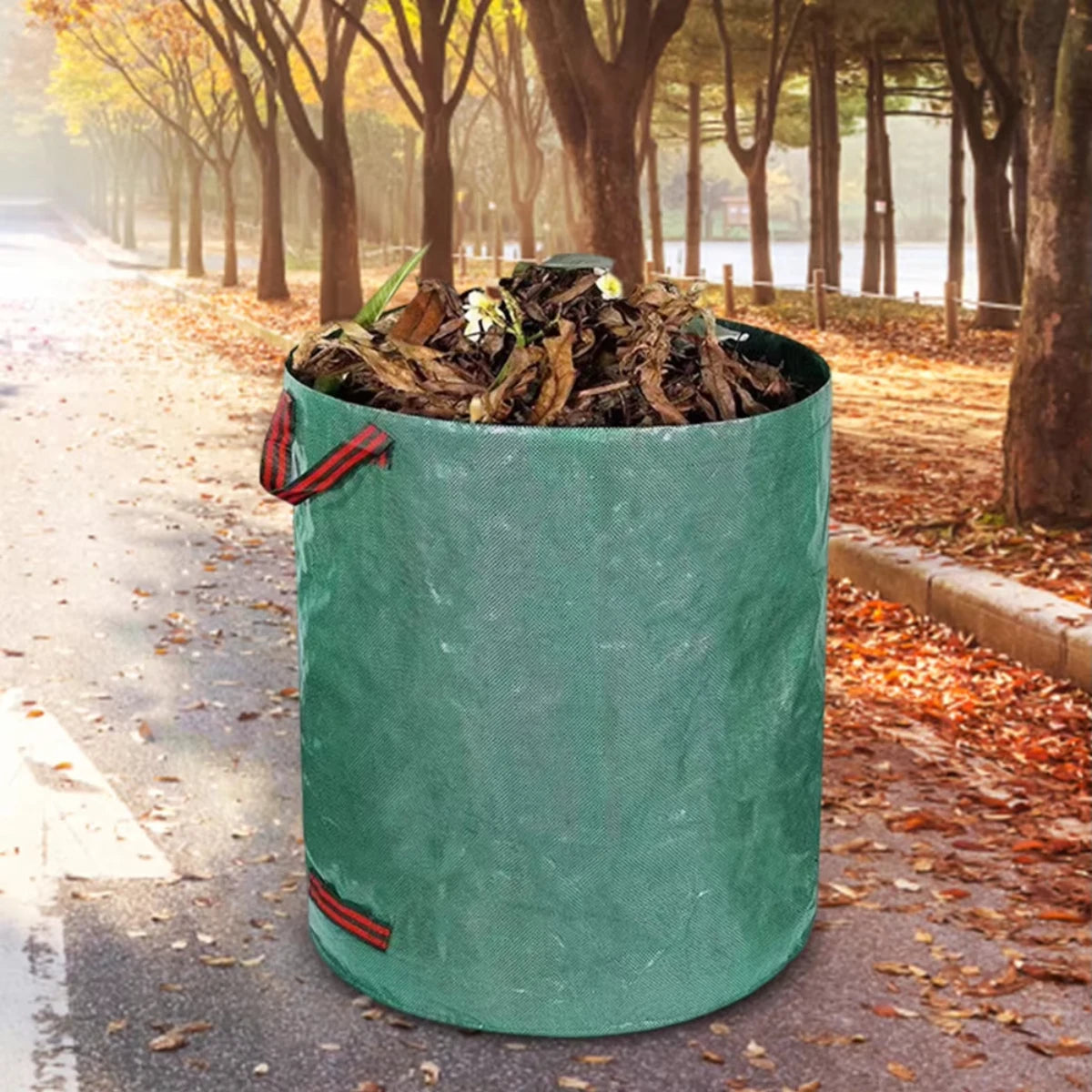Reusable Heavy-Duty Garden Waste Bag – Waterproof Foldable Yard Leaf & Trash Container