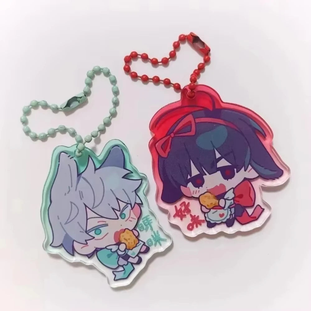 2-Piece Alien Stage Ivan & Till Anime Acrylic Keychain Set