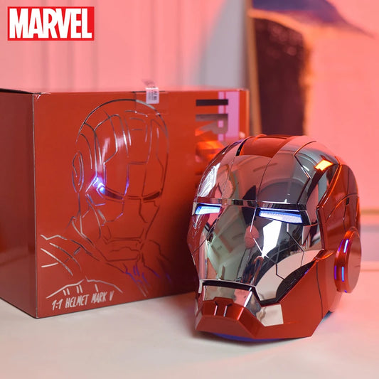 AutoKing 1/1 Mk5 Iron Man Helmet Voice Control Eyes with Light