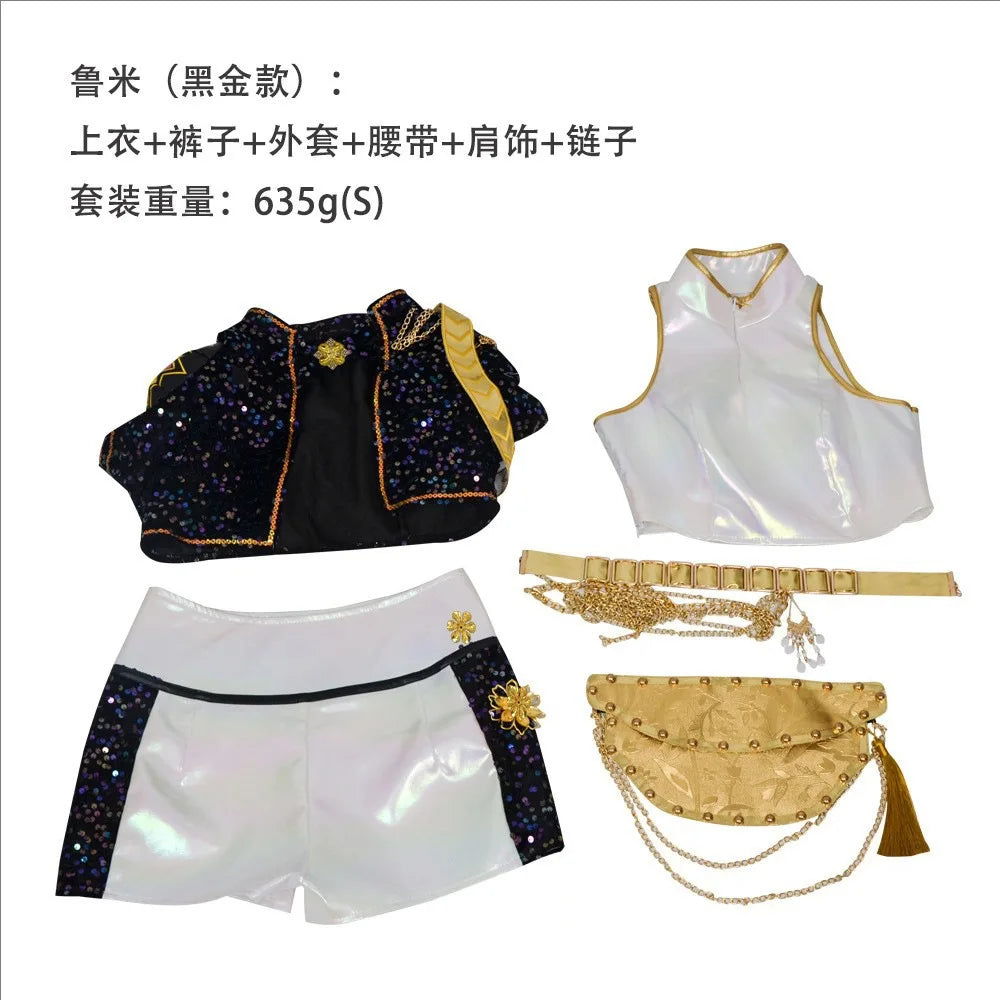 Anime K-Pop Demon Hunters Cosplay Costume Set