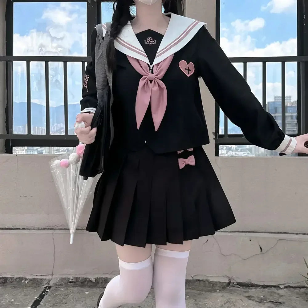 Japanese & Korean JK Sailor School Uniform Set