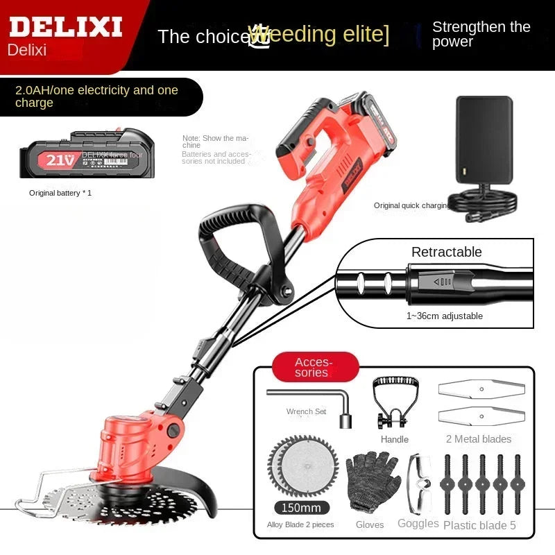 110V/220V Dewalt Lithium-ion Cordless Grass Trimmer with Multiple Function