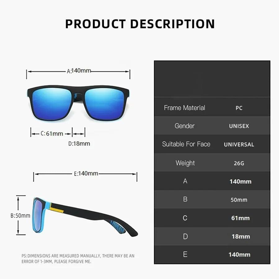 14PCS Square Sunglasses
