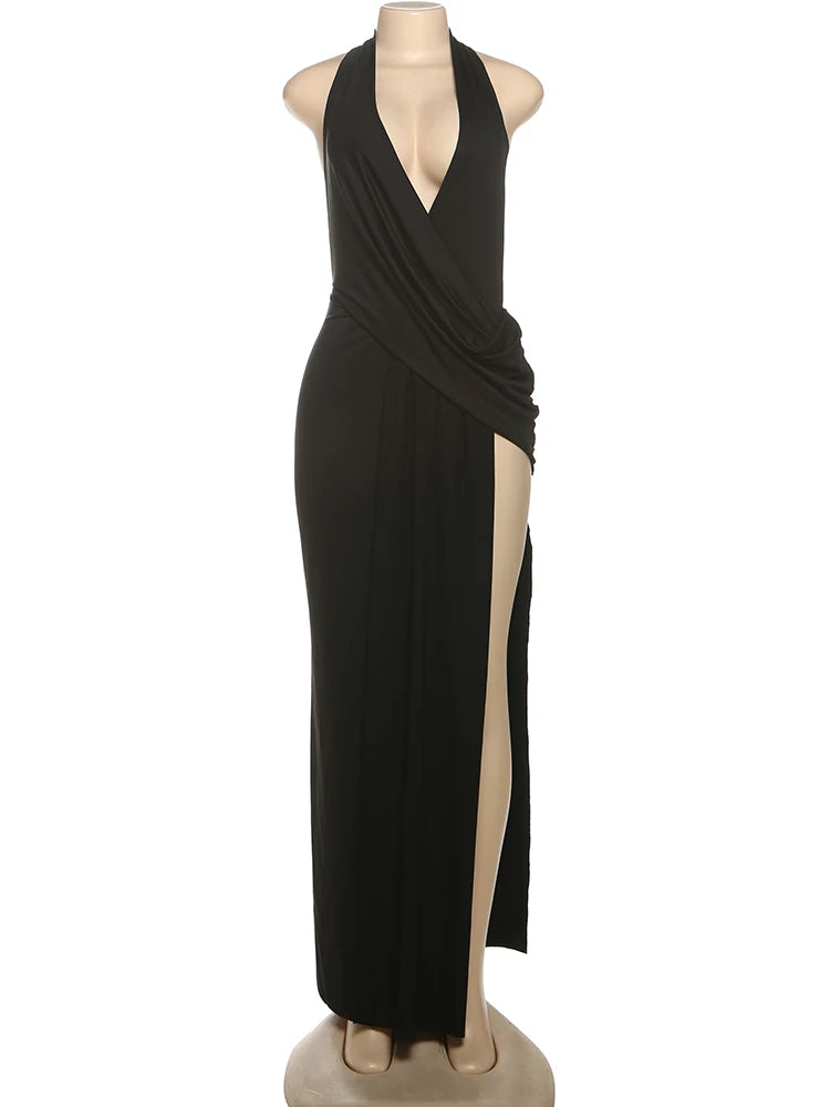 Sisterlinda Long Backless Sleeveless Dress