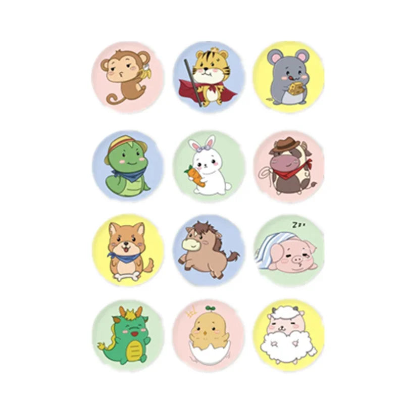 120pcs Cute Patterned Band Aid Patches