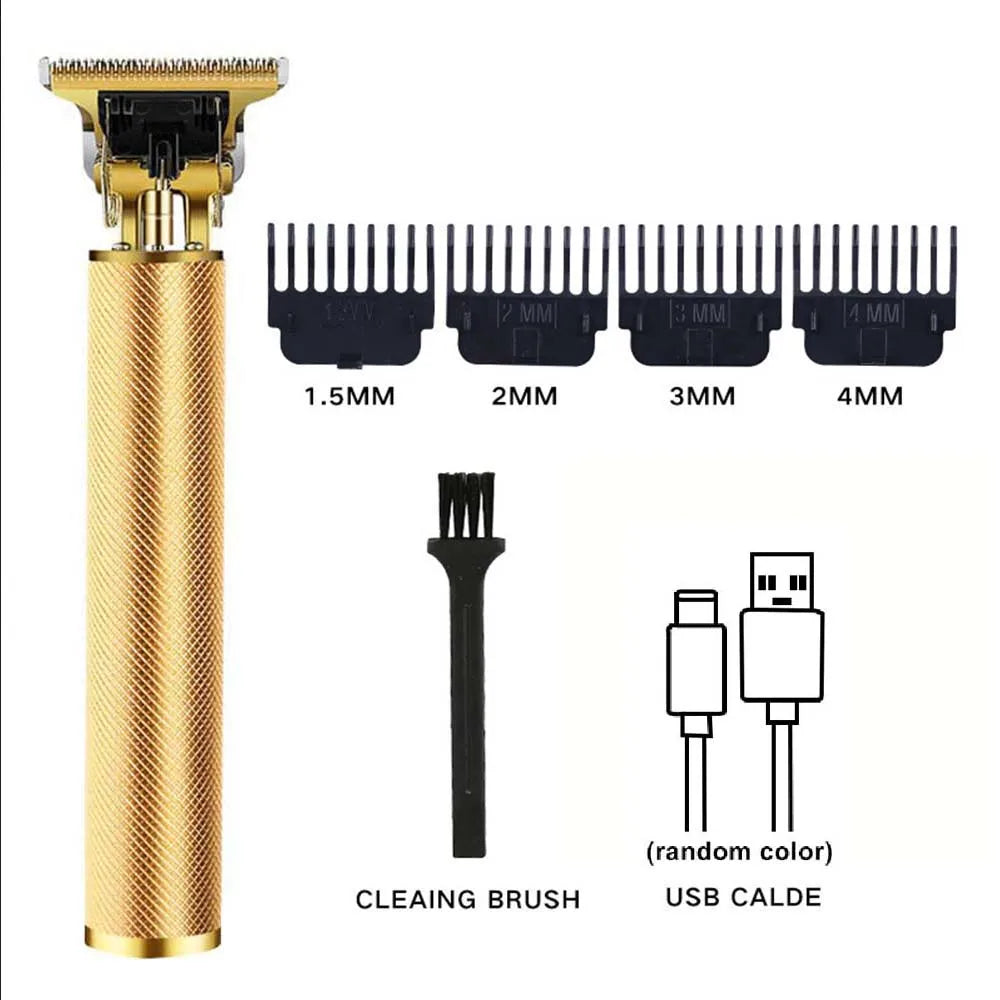 Professional 3-in-1 Hair Clipper & Trimmer Set – Cordless Grooming Kit with LCD Display