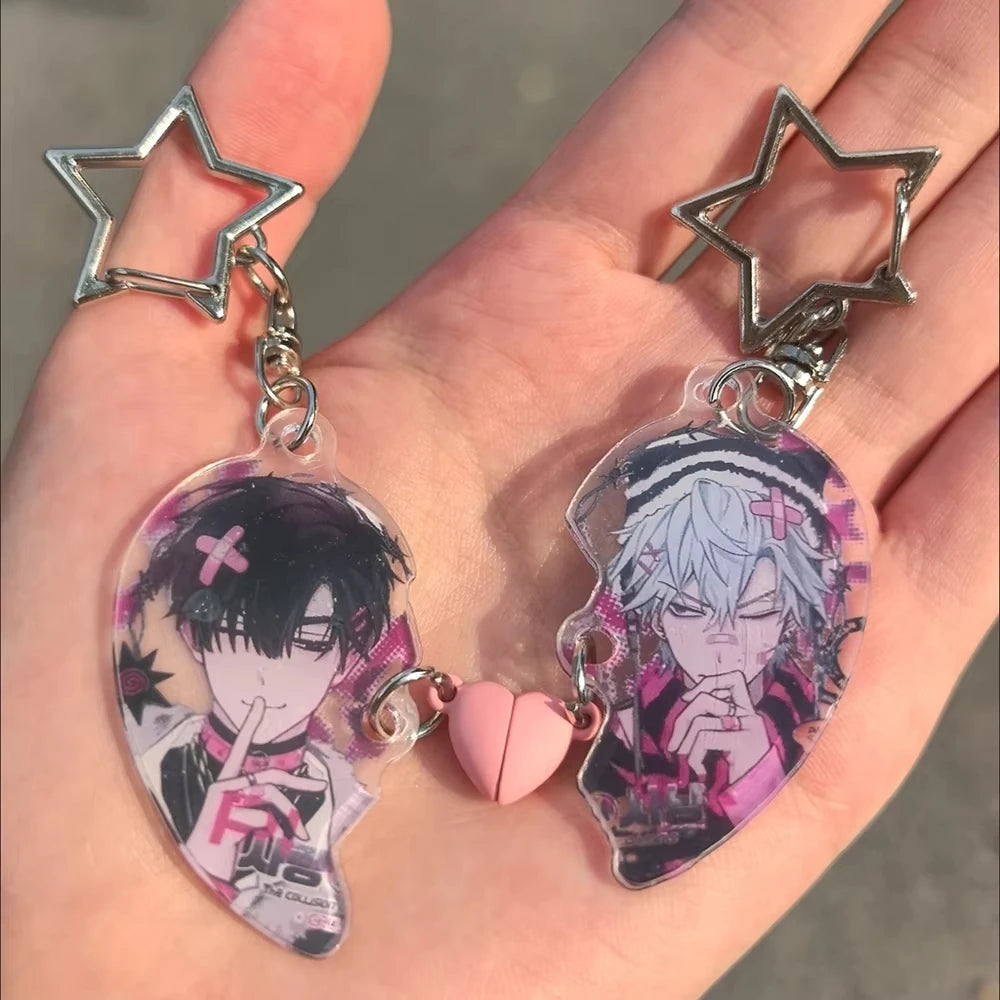 2-Piece Alien Stage Ivan & Till Anime Acrylic Keychain Set