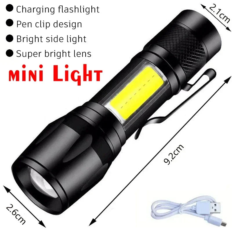 High-Power LED Rechargeable Tactical Flashlight