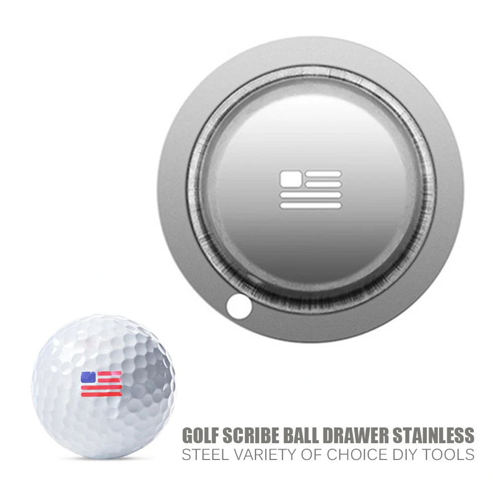 Stainless Steel Golf Ball Line Marker Stencil