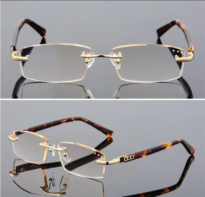 BEGREAT Designer Rimless Reading Glasses