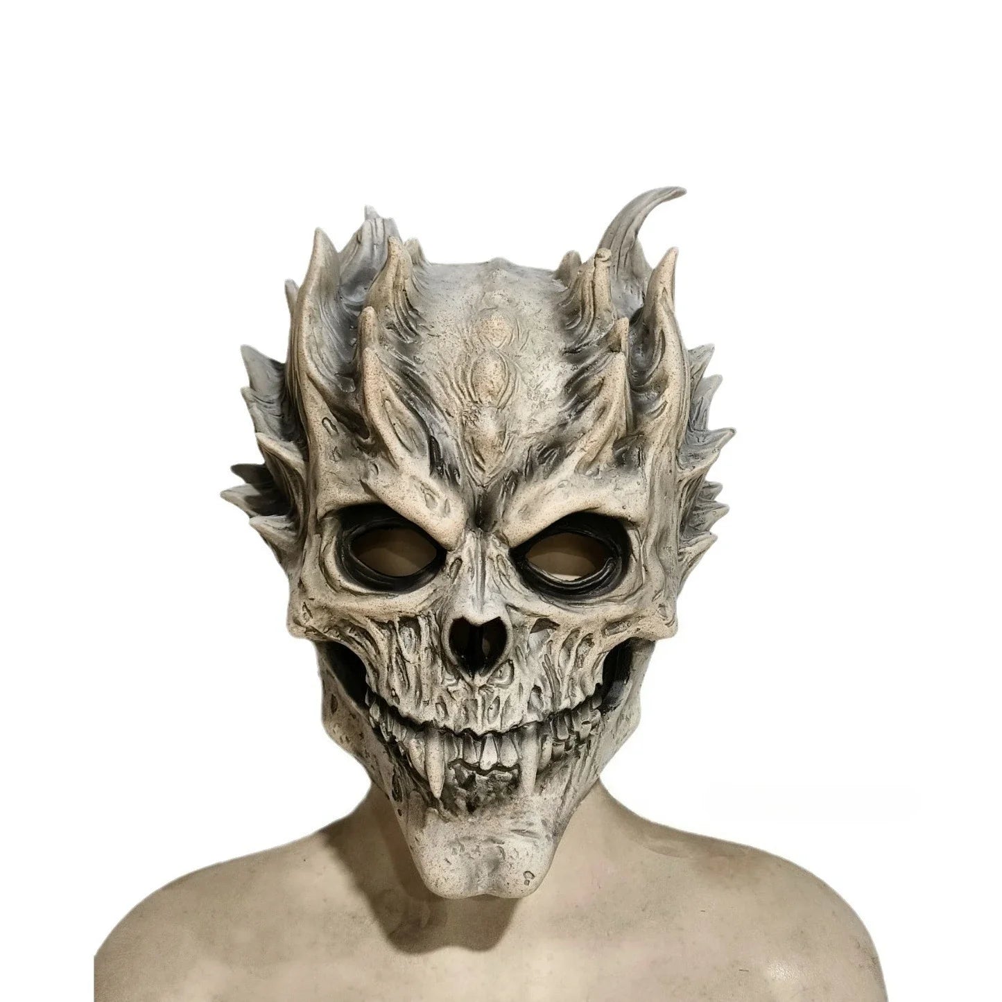 Horror Demon Skull Full-Head Latex Halloween Mask