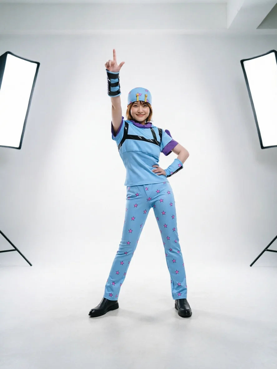 JoJo's Bizarre Adventure Johnny Joestar Cosplay Costume Set