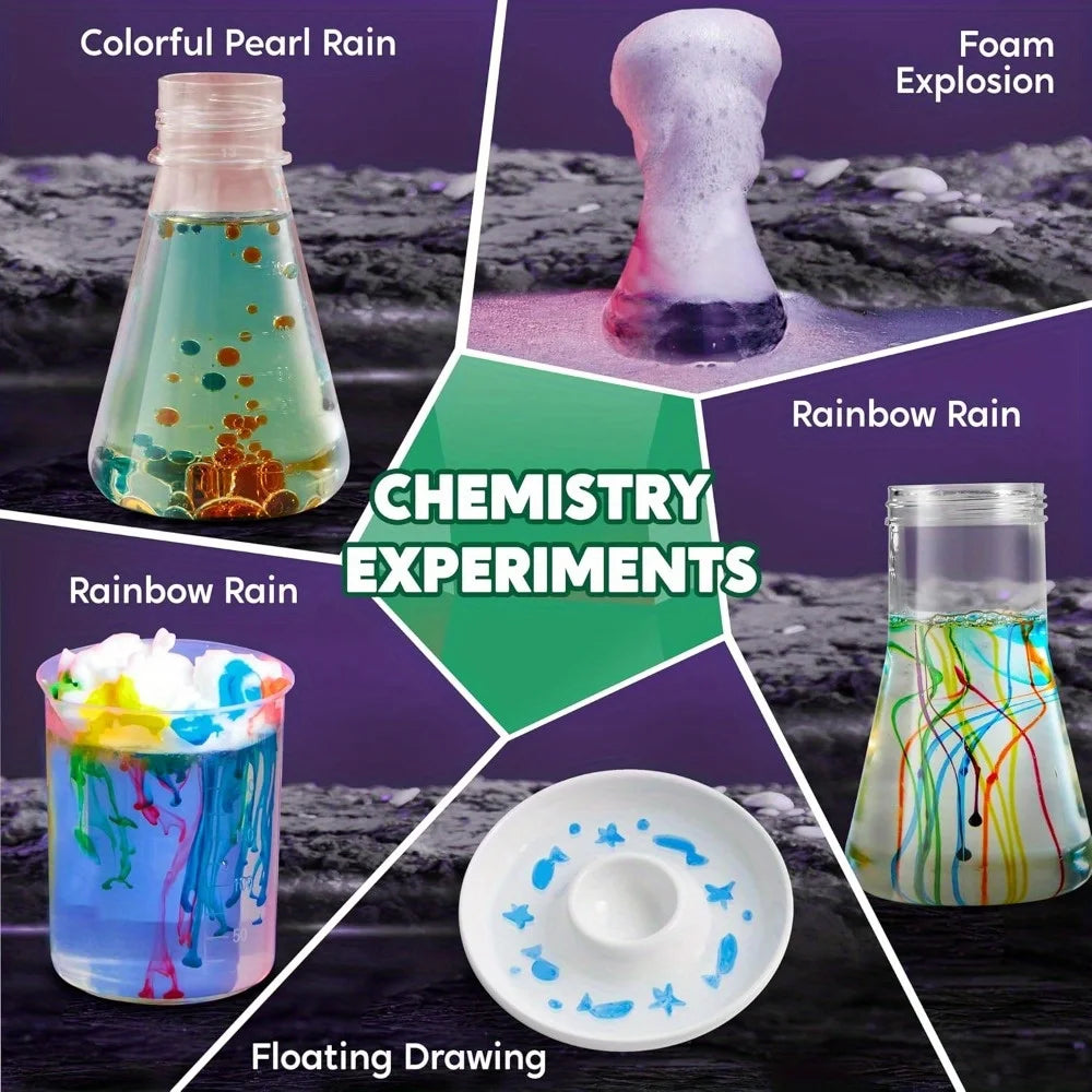 JOYFY 50+ Wonder Science Kit – STEM Educational Toy with Growing Crystal Tree & Experiments